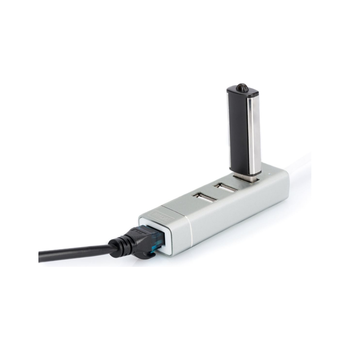 Digitus | USB Type-C 3-Port Hub + Fast Ethernet LAN Adapter | DA-70253