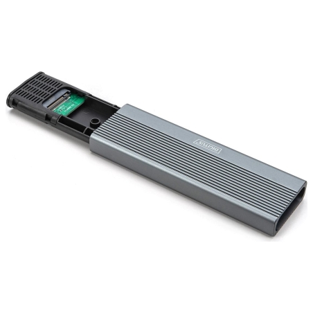 Digitus USB M.2 hard disk enclosure, SSD, external, NVMe, 10Gbps, USB 3.1 Gen2 | DA-71120-1