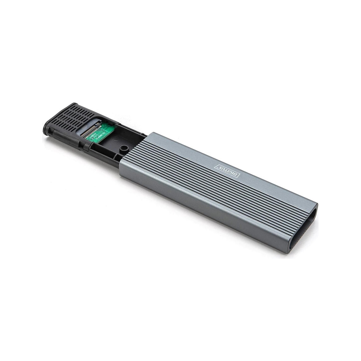 Digitus USB M.2 hard disk enclosure, SSD, external, NVMe, 10Gbps, USB 3.1 Gen2 | DA-71120-1