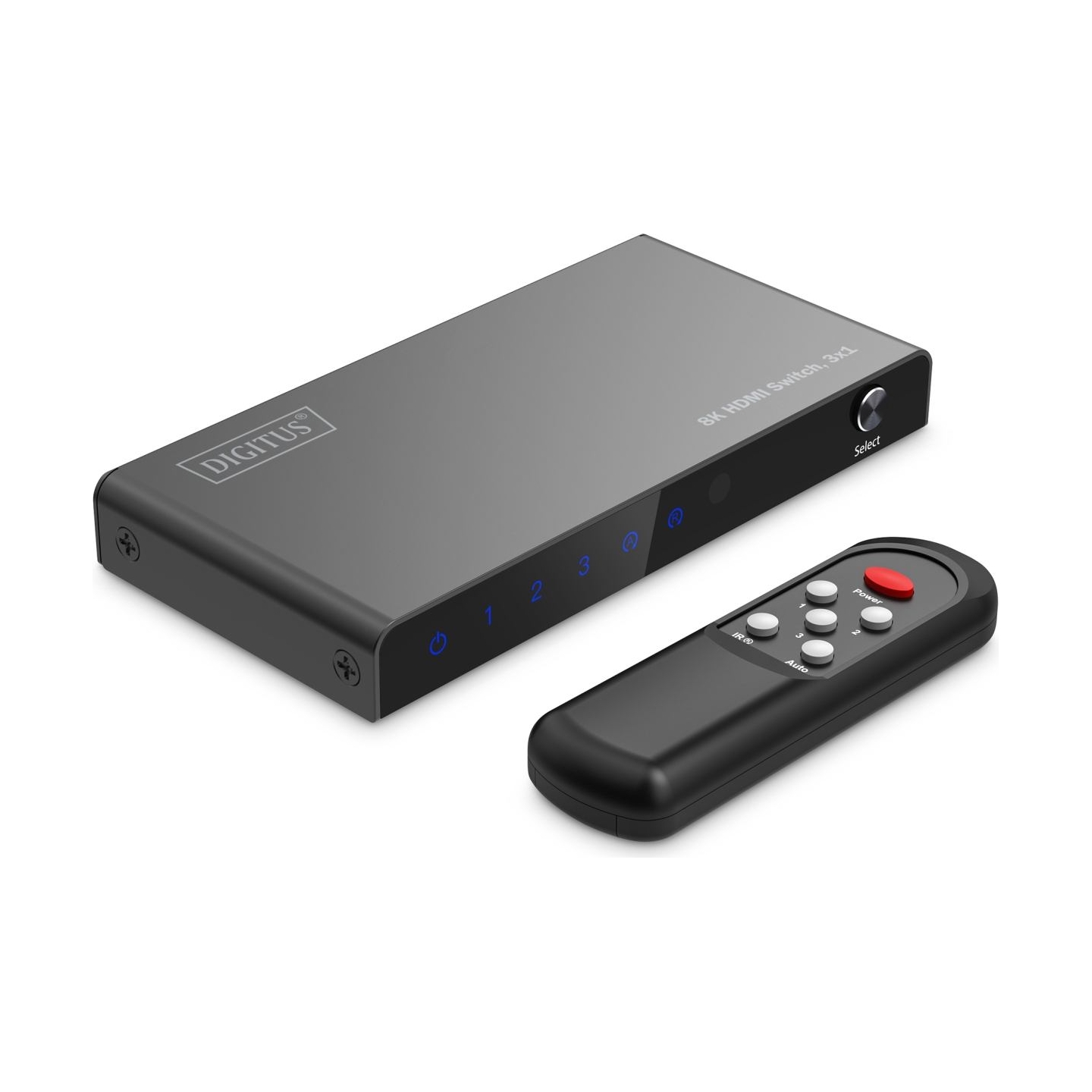 Digitus 8K HDMI Switch, 3x1 | DS-55333 | Black
