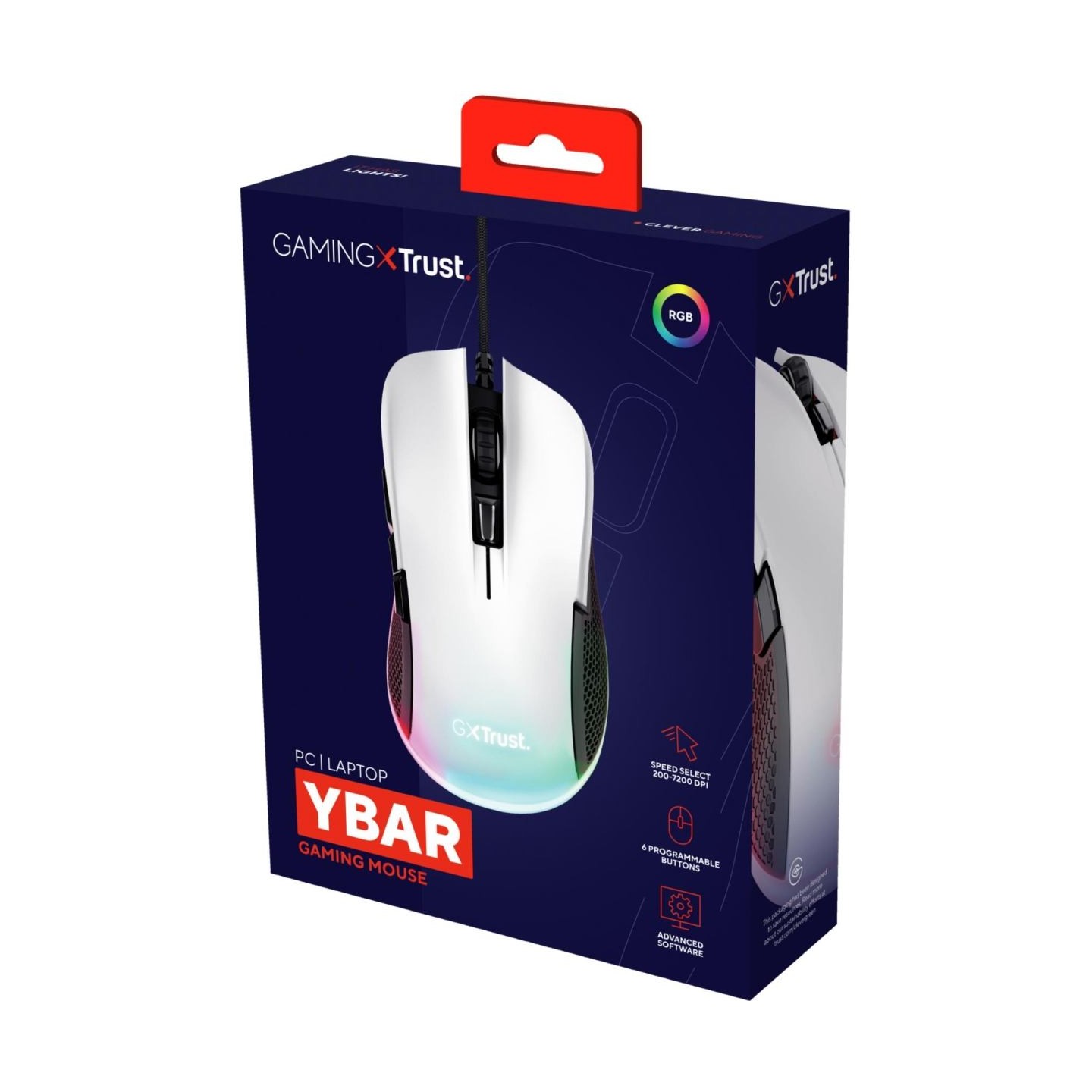 Trust MOUSE USB OPTICAL GXT922W YBAR/24485 TRUST