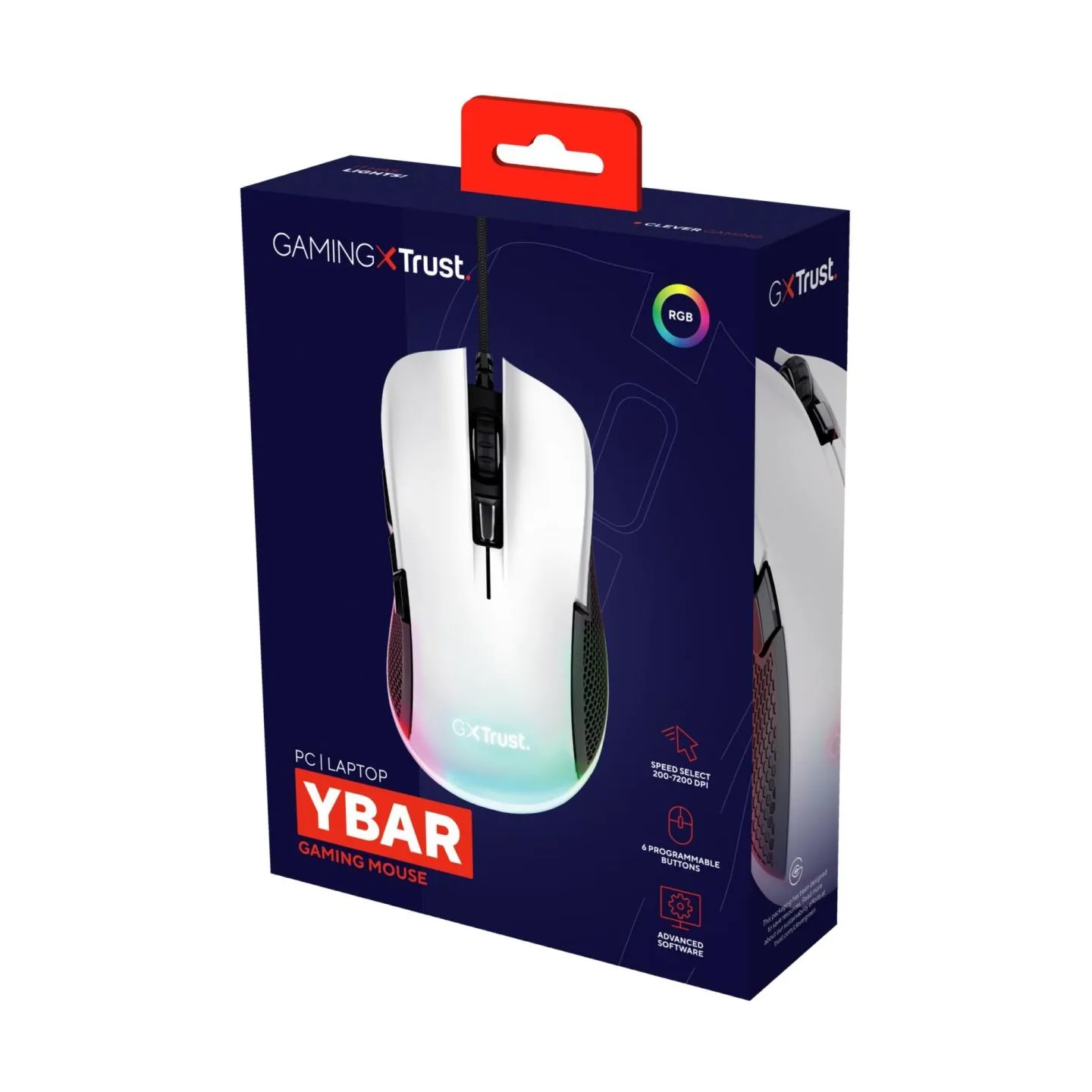 Trust MOUSE USB OPTICAL GXT922W YBAR/24485 TRUST