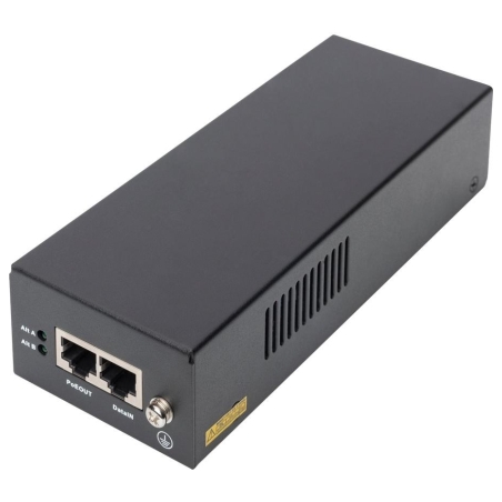 Digitus Gigabit Ethernet PoE++ Injector, 802.3bt, 85 W | DN-95109