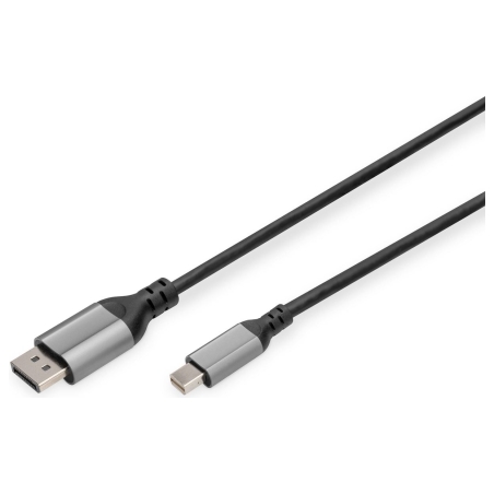 Digitus | 8K DisplayPort Adapter Cable, Mini DP to DP, 2 m | DB-340106-020-S | DisplayPort to DisplayPort