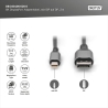Digitus | 8K DisplayPort Adapter Cable, Mini DP to DP, 2 m | DB-340106-020-S | DisplayPort to DisplayPort