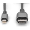 Digitus | 8K DisplayPort Adapter Cable, Mini DP to DP, 2 m | DB-340106-020-S | DisplayPort to DisplayPort