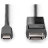 Digitus | Bi-Directional Adapter Cable 2 m | AK-300334-020-S | USB Type C to DisplayPort