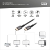 Digitus | 8K DisplayPort Connection Cable Version 1.4 | DB-340201-020-S | DisplayPort to DisplayPort
