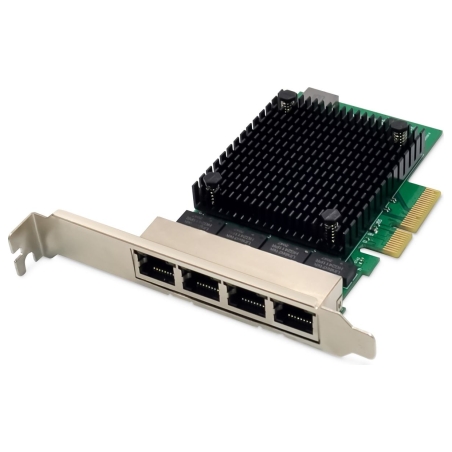Digitus DN-10136 4-Port RJ45 RTL8125B, 2.5 GBits Server NIC