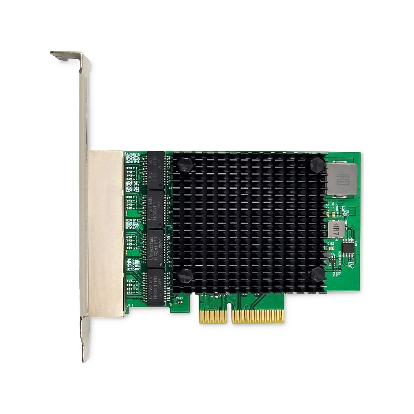 Digitus DN-10136 4-Port RJ45 RTL8125B, 2.5 GBits Server NIC