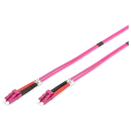 Digitus Fiber Optic Multimode | DK-2533-03-4 | Patch cord | Length 3 m | Erika violet