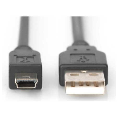 Digitus | Connection Cable, 1.8 m | AK-300108-018-S | USB Type A to USB Mini B