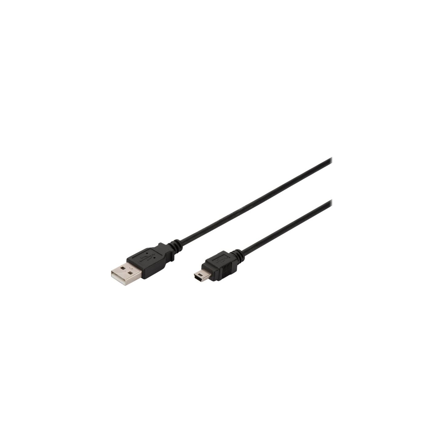 Digitus | Connection Cable, 1.8 m | AK-300108-018-S | USB Type A to USB Mini B