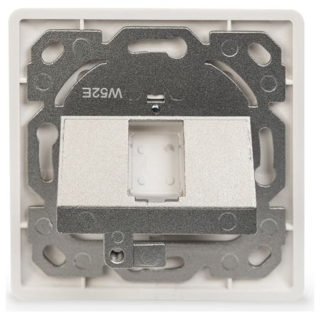 Digitus | Wallplate for Keystone Modules, German type, middle plate 50x50 mm, frame 80x80 mm | DN-93811