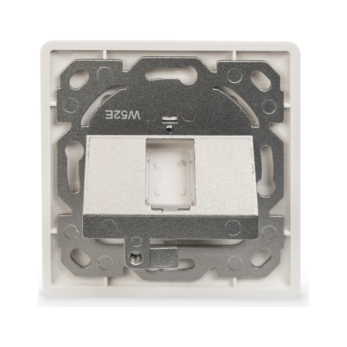 Digitus | Wallplate for Keystone Modules, German type, middle plate 50x50 mm, frame 80x80 mm | DN-93811
