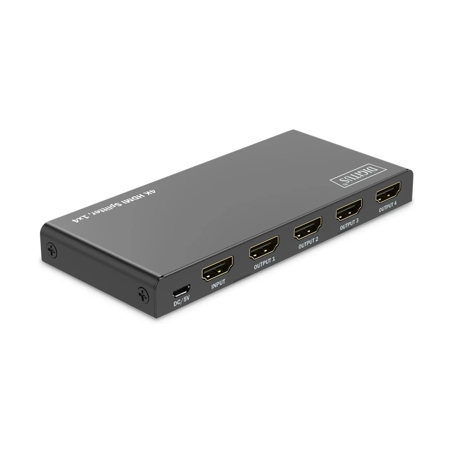 Digitus 4K HDMI Splitter, 1x4 | DS-55337 | Black