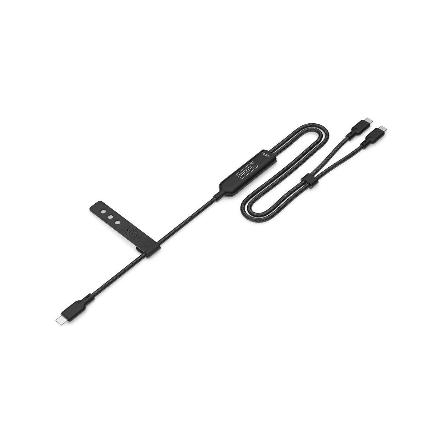 Digitus | USB-C 2in1 charging cable, 140W | AK-300170-018-S