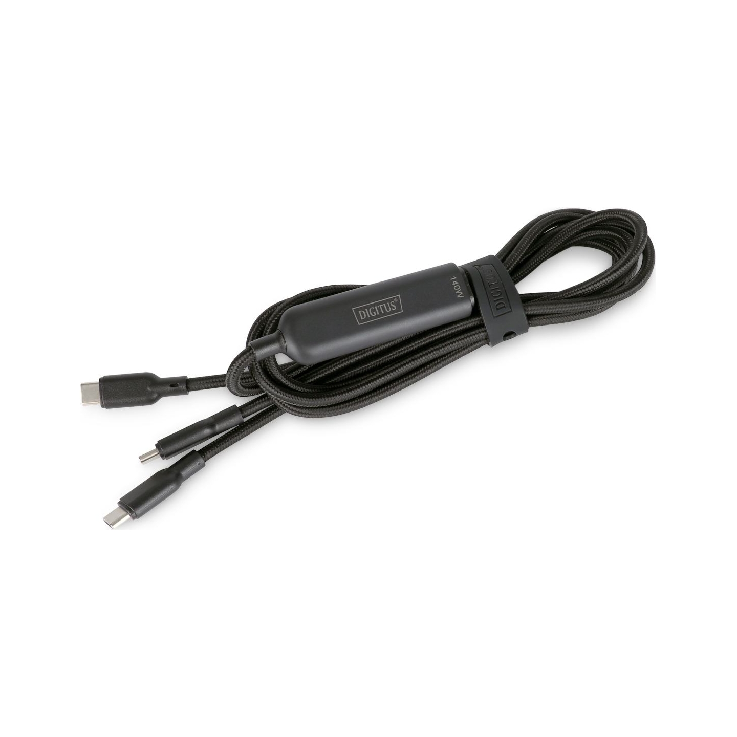 Digitus | USB-C 2in1 charging cable, 140W | AK-300170-018-S