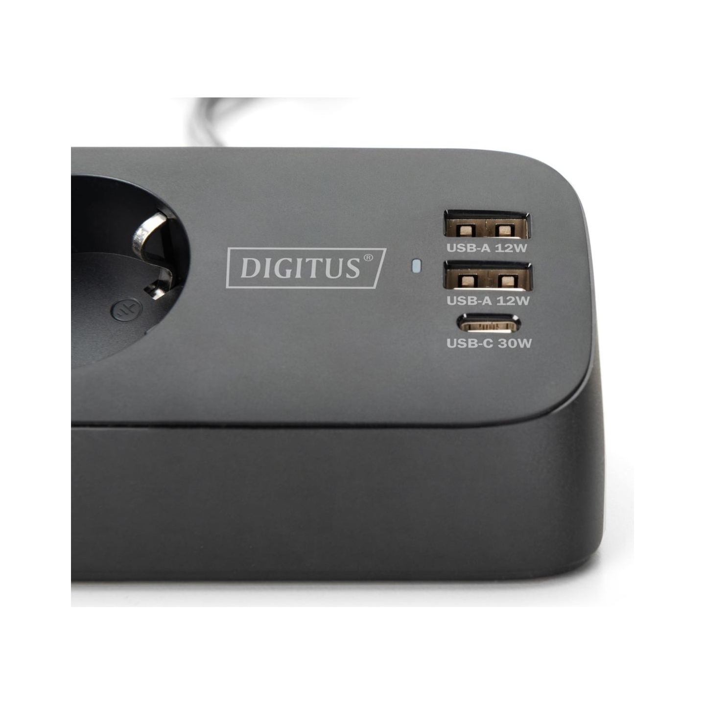 Digitus 3-way office socket strip with 2x USB-A and 1x USB-C connections | DA-70625