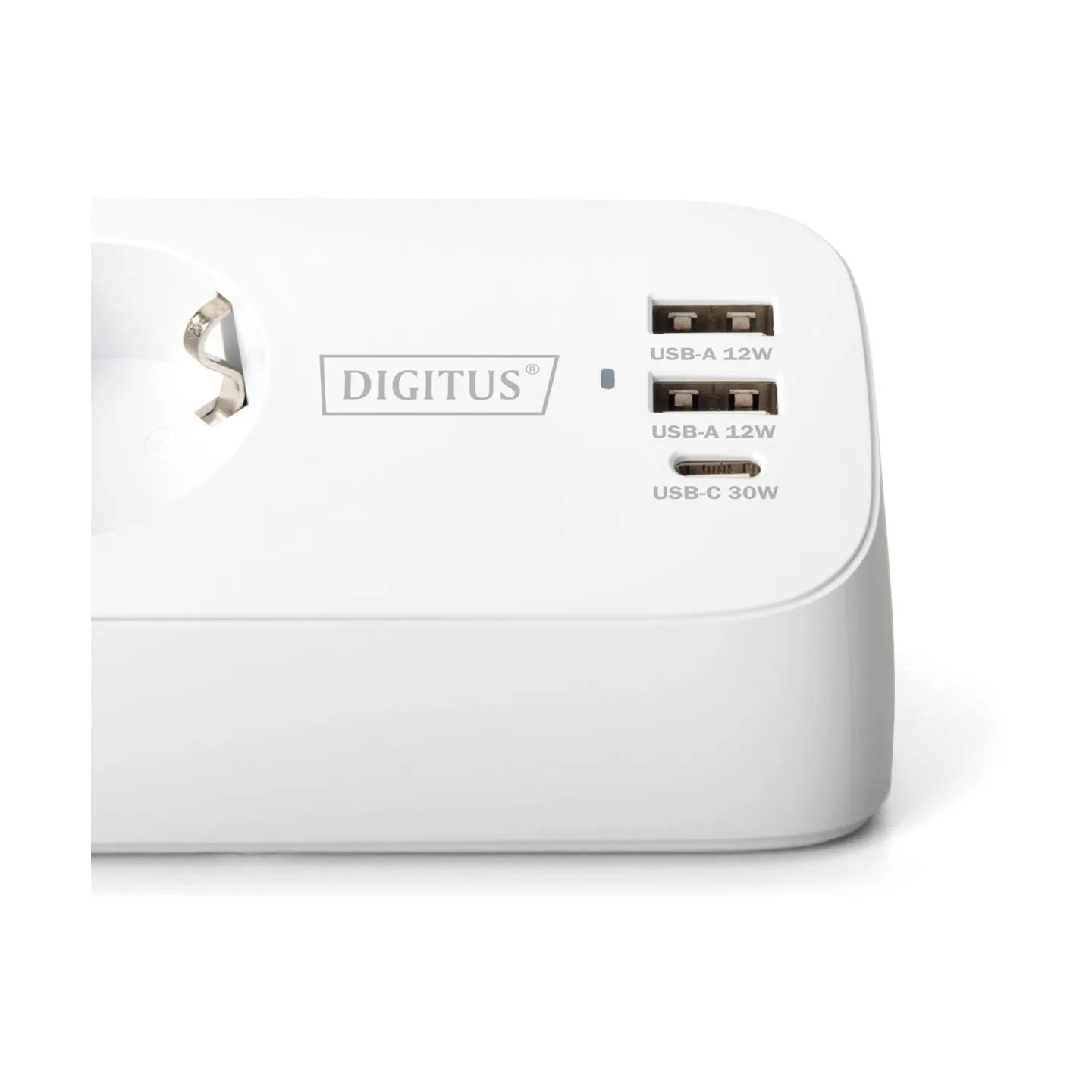 Digitus 3-way office socket strip with 2x USB-A and 1x USB-C connections | DA-70626