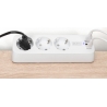 Digitus 3-way office socket strip with 2x USB-A and 1x USB-C connections | DA-70626