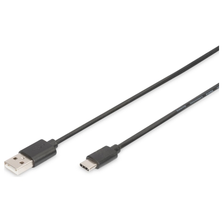 Digitus | USB Type-C connection cable, Type USB-A to USB-C | AK-300154-018-S