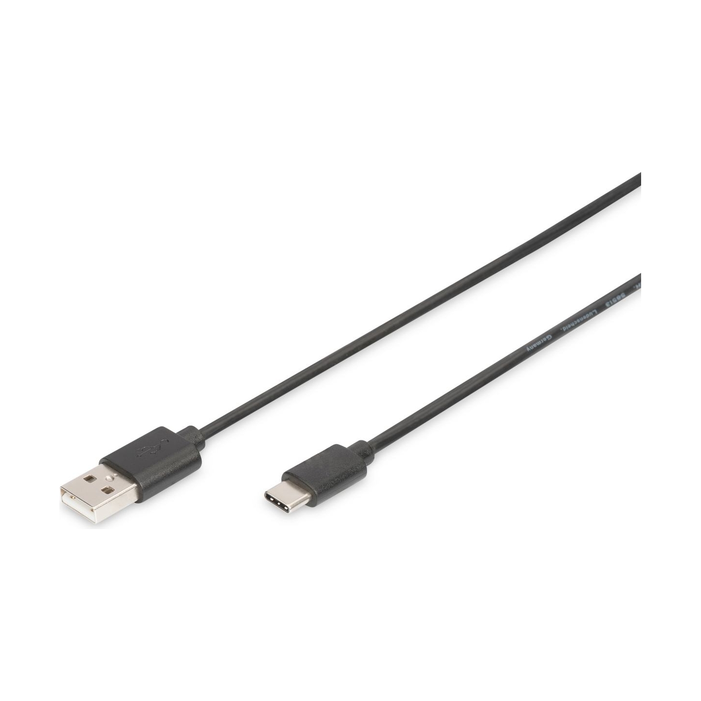 Digitus | USB Type-C connection cable, Type USB-A to USB-C | AK-300154-018-S