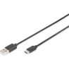 Digitus | USB Type-C connection cable, type USB-A - USB-C | AK-300154-010-S
