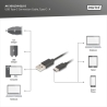 Digitus | USB Type-C connection cable, type USB-A - USB-C | AK-300154-010-S