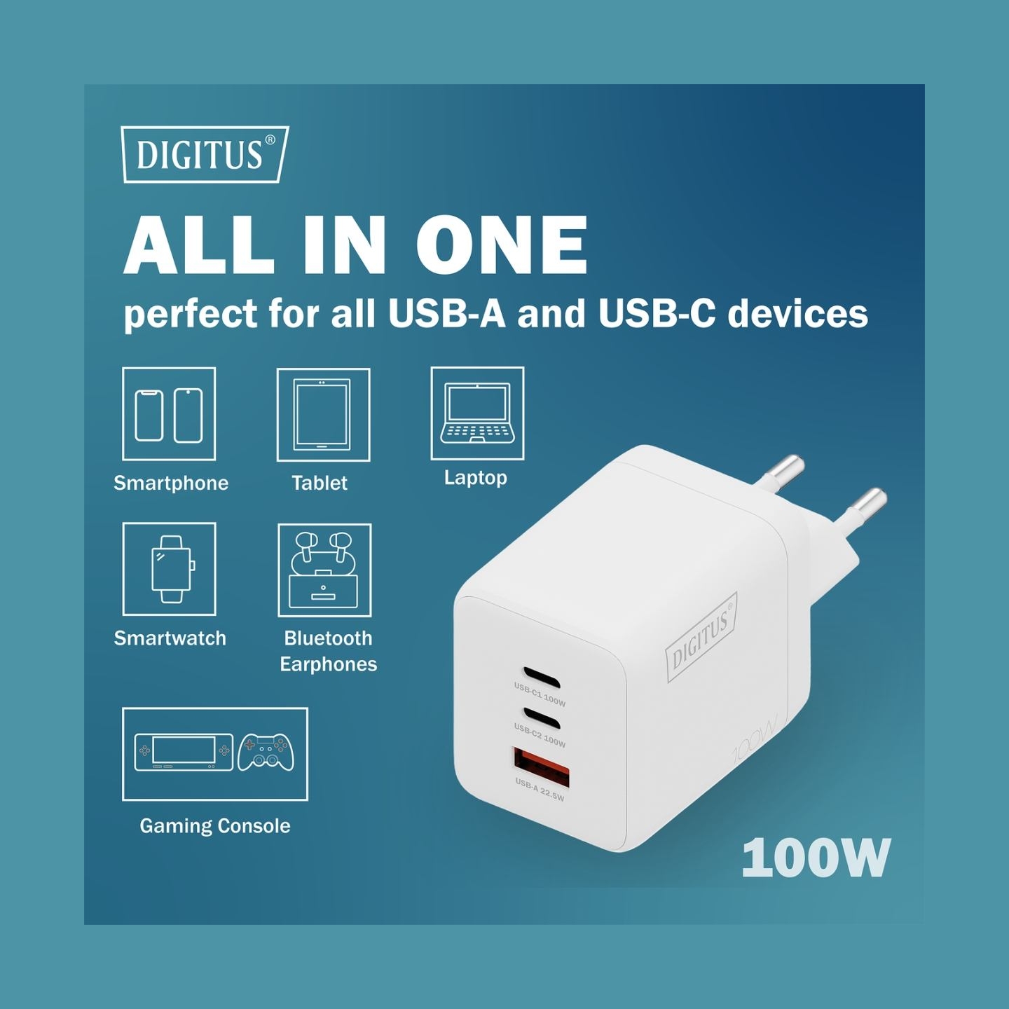 Digitus Battery charger, 100W | DA-10304