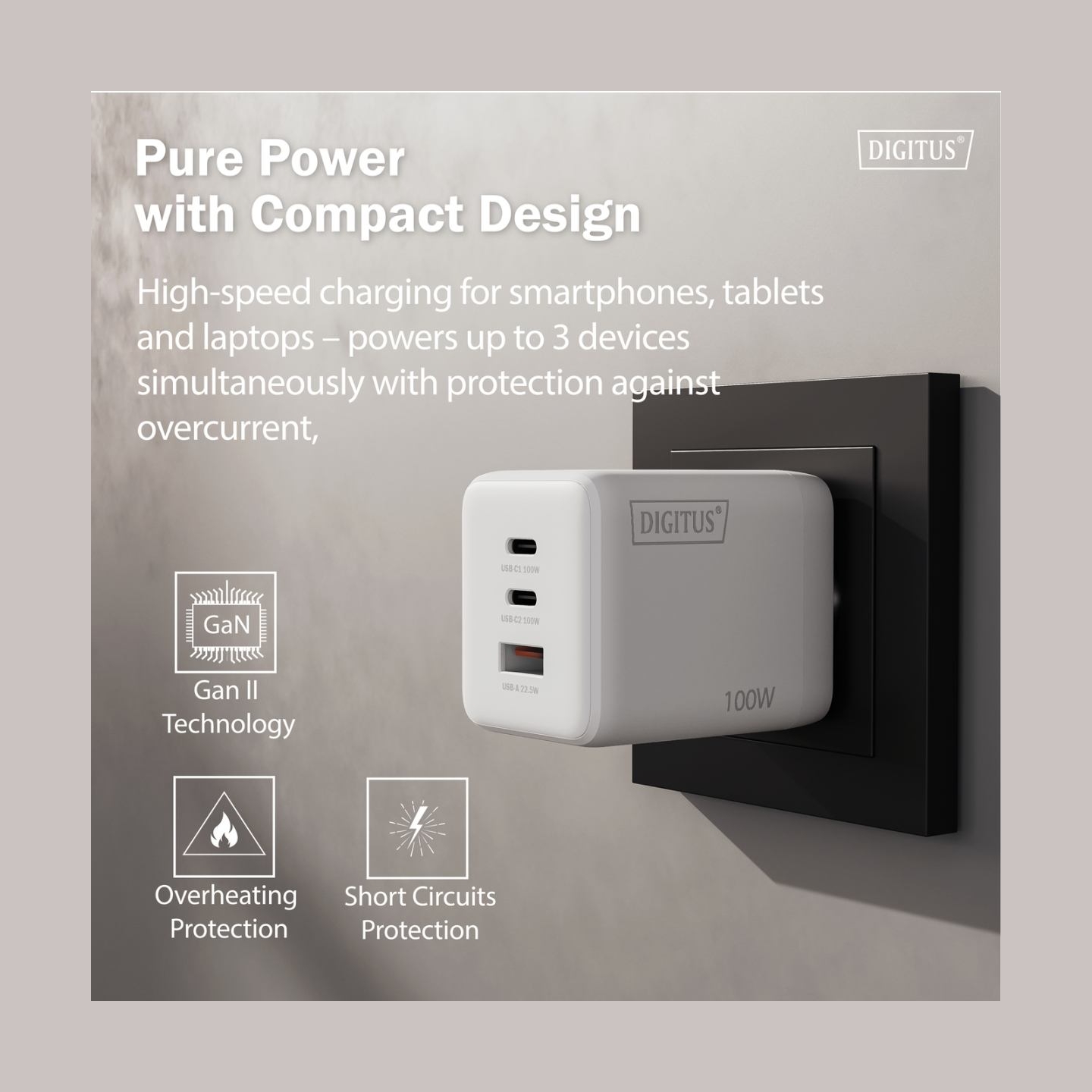 Digitus Battery charger, 100W | DA-10304