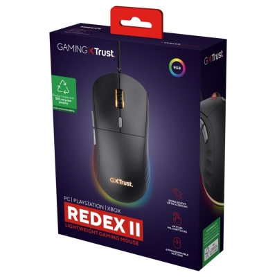 Trust MOUSE USB OPTICAL LIGHTWEIGHT/GXT925 REDEX II 25125 TRUST