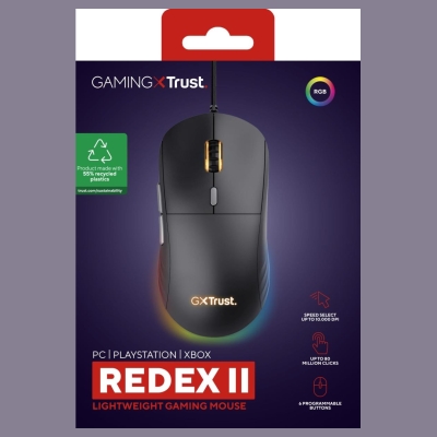 Trust MOUSE USB OPTICAL LIGHTWEIGHT/GXT925 REDEX II 25125 TRUST