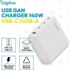 Digitus USB GaN Charger 140W, 3x USB-C, 1x USB-A | DA-10305