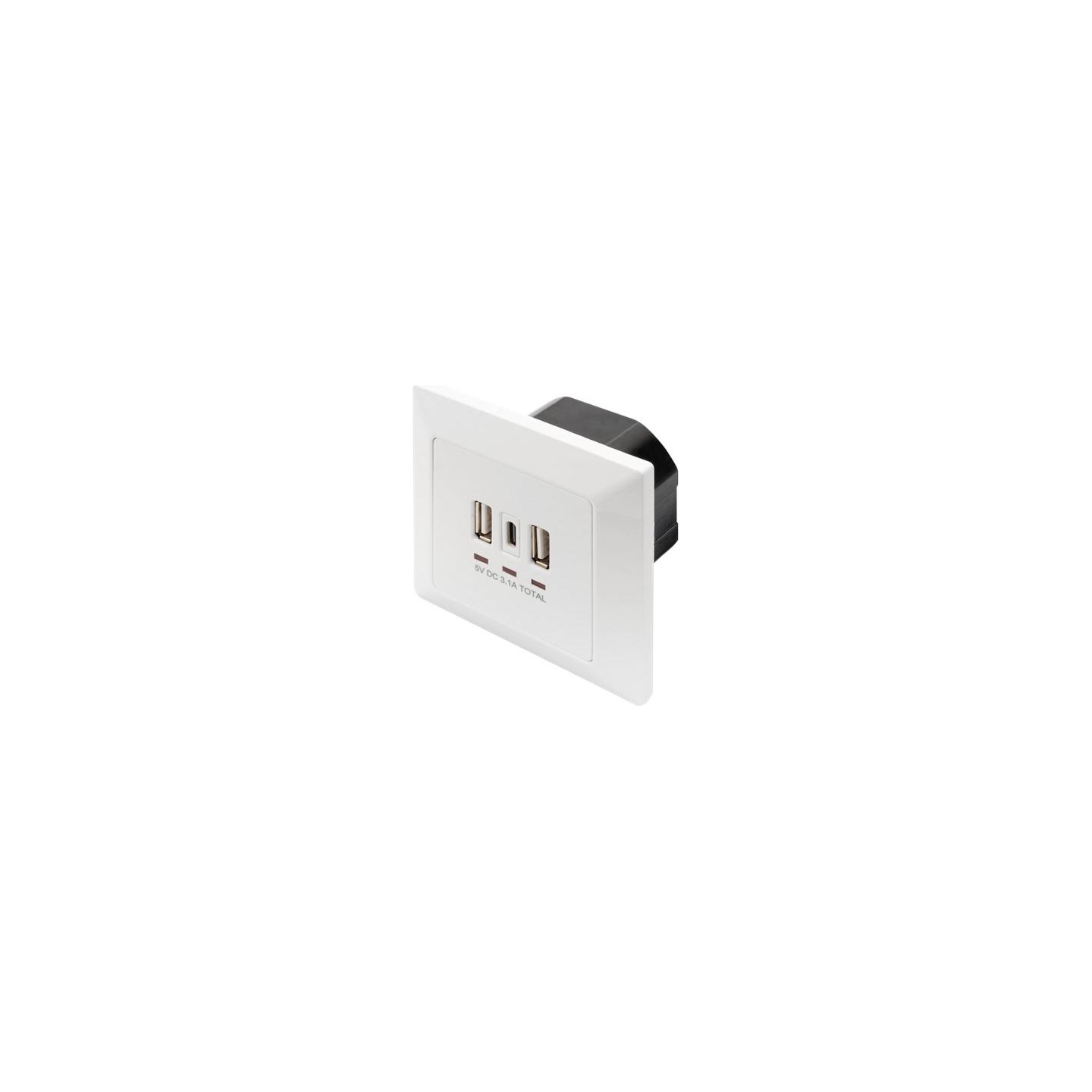 Digitus | Socket with USB A & USB-C Ports, flush mounted