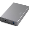 Digitus USB 3.0 hard disk enclosure, 3.5", SATA, 16TB, aluminum | DA-71106-1