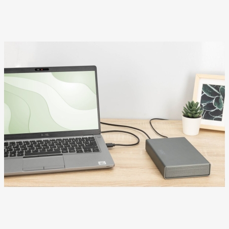 Digitus USB 3.0 hard disk enclosure, 3.5", SATA, 16TB, aluminum | DA-71106-1