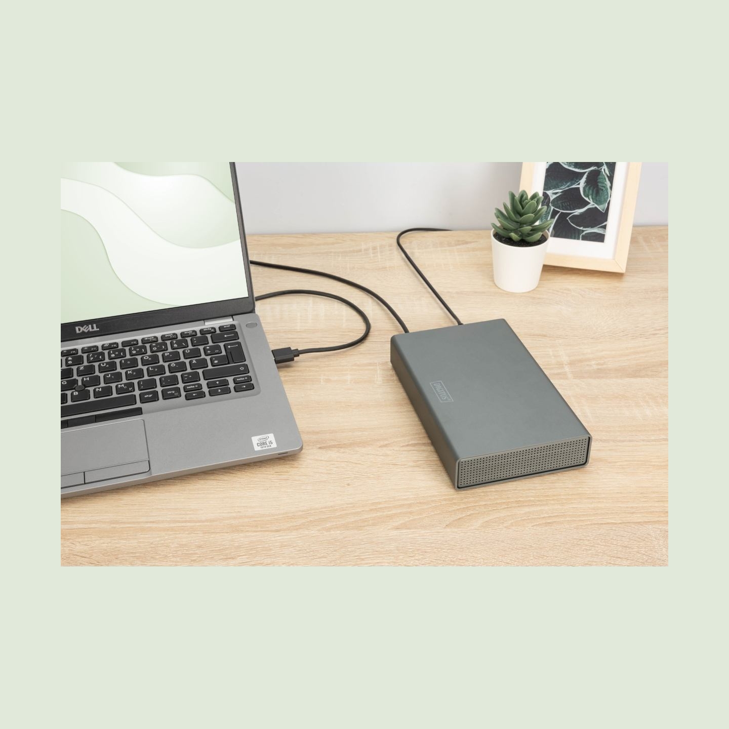 Digitus USB 3.0 hard disk enclosure, 3.5", SATA, 16TB, aluminum | DA-71106-1