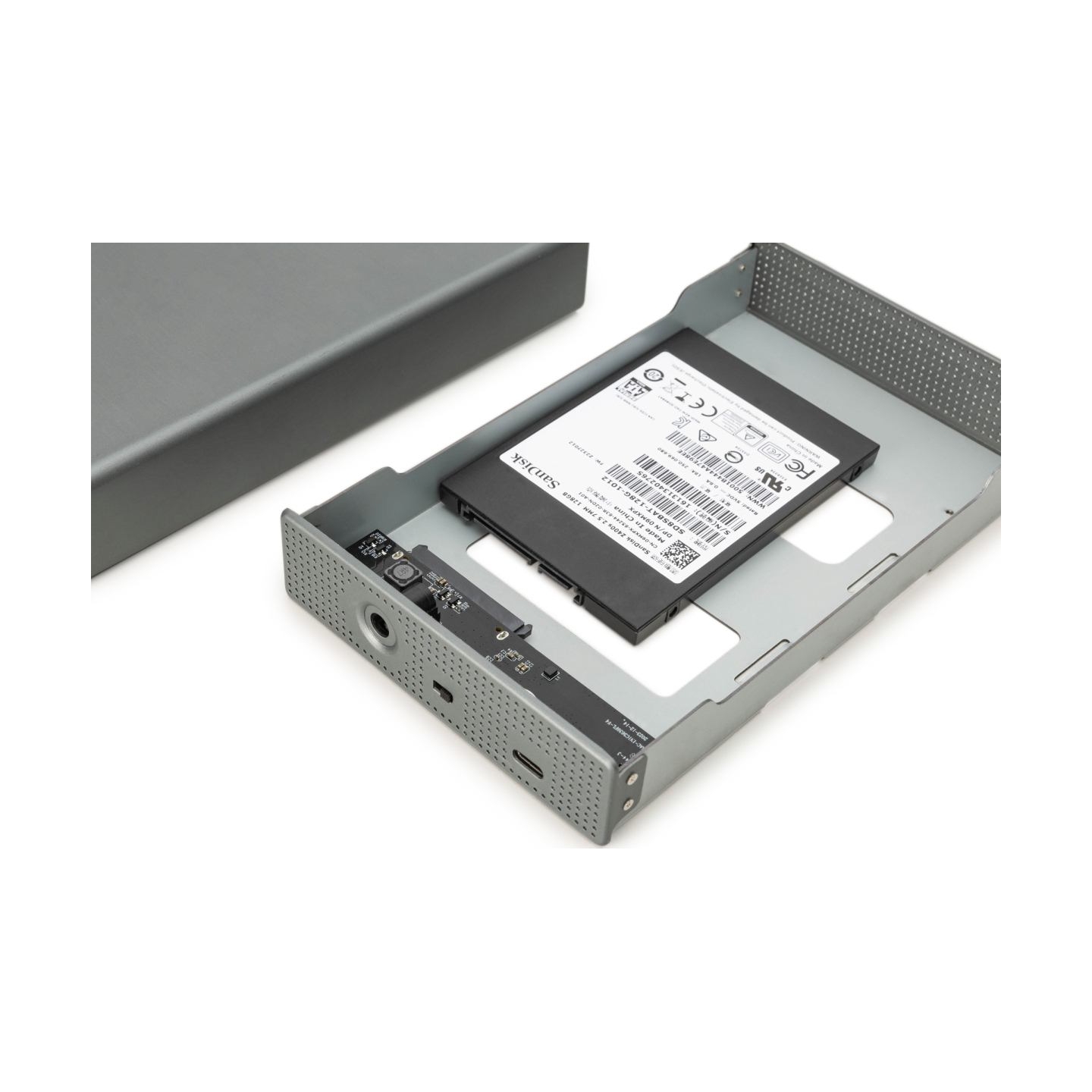 Digitus USB 3.0 hard disk enclosure, 3.5", SATA, 16TB, aluminum | DA-71106-1