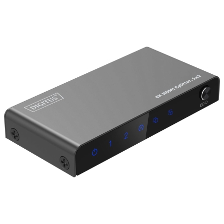 Digitus 4K HDMI Splitter, 1x2 | DS-55336 | Black