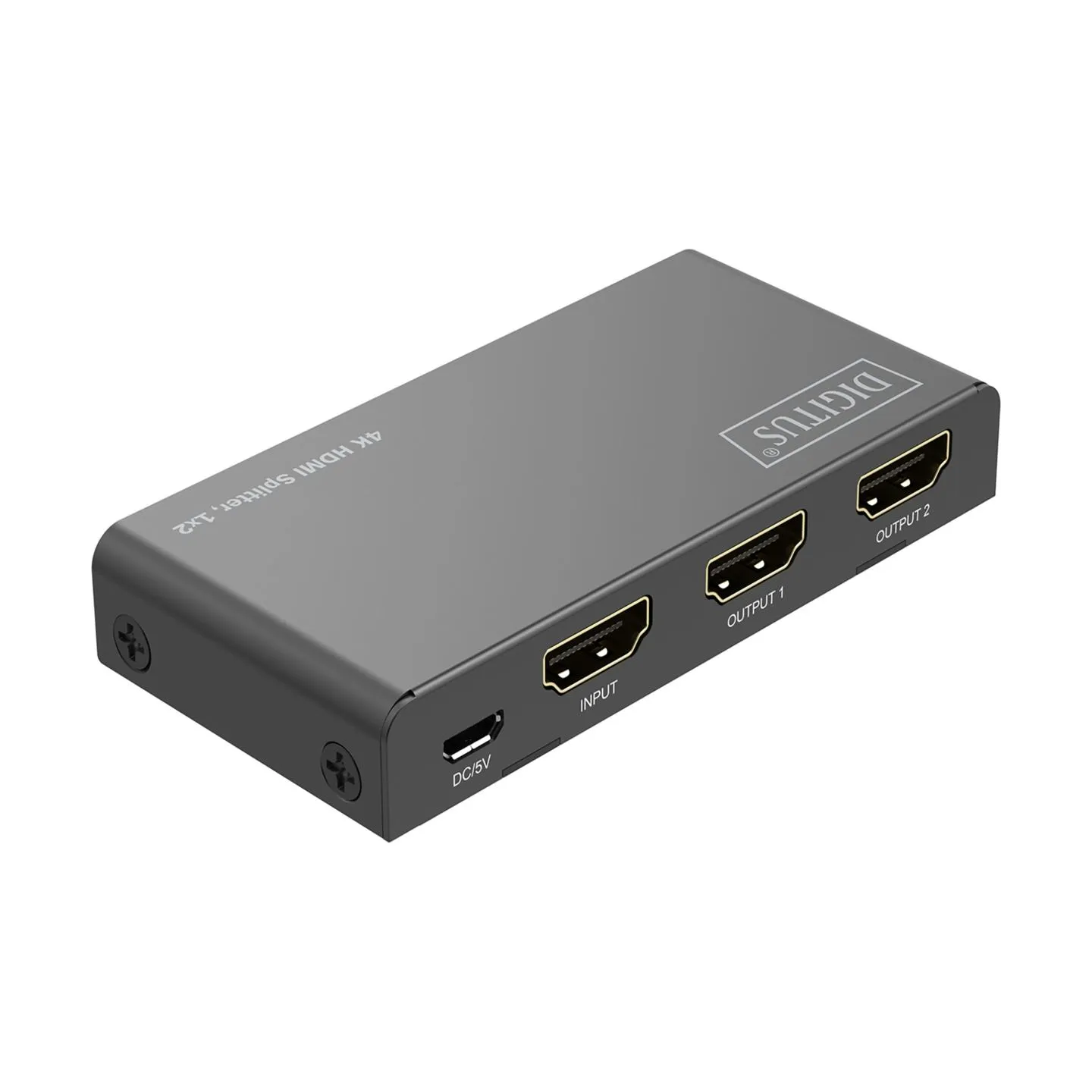 Digitus 4K HDMI Splitter, 1x2 | DS-55336 | Black