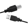 Logilink | CU0007B USB 2.0 cable | USB-A to USB-B USB 2.0 A (male) | USB 2.0 B (male)