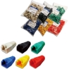 Logilink MP0005 | Keystone jack GREY RJ45 SR-V11 (100pc.) | Grey
