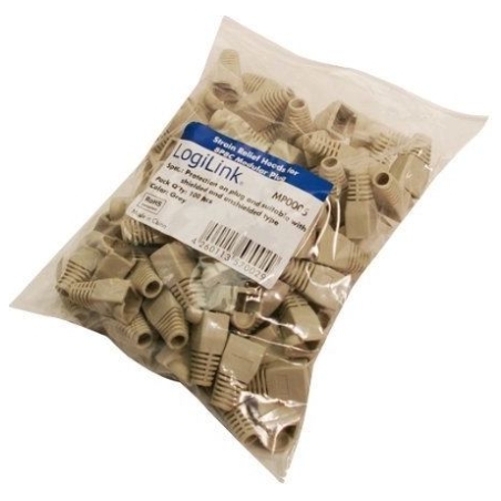 Logilink MP0005 | Keystone jack GREY RJ45 SR-V11 (100pc.) | Grey