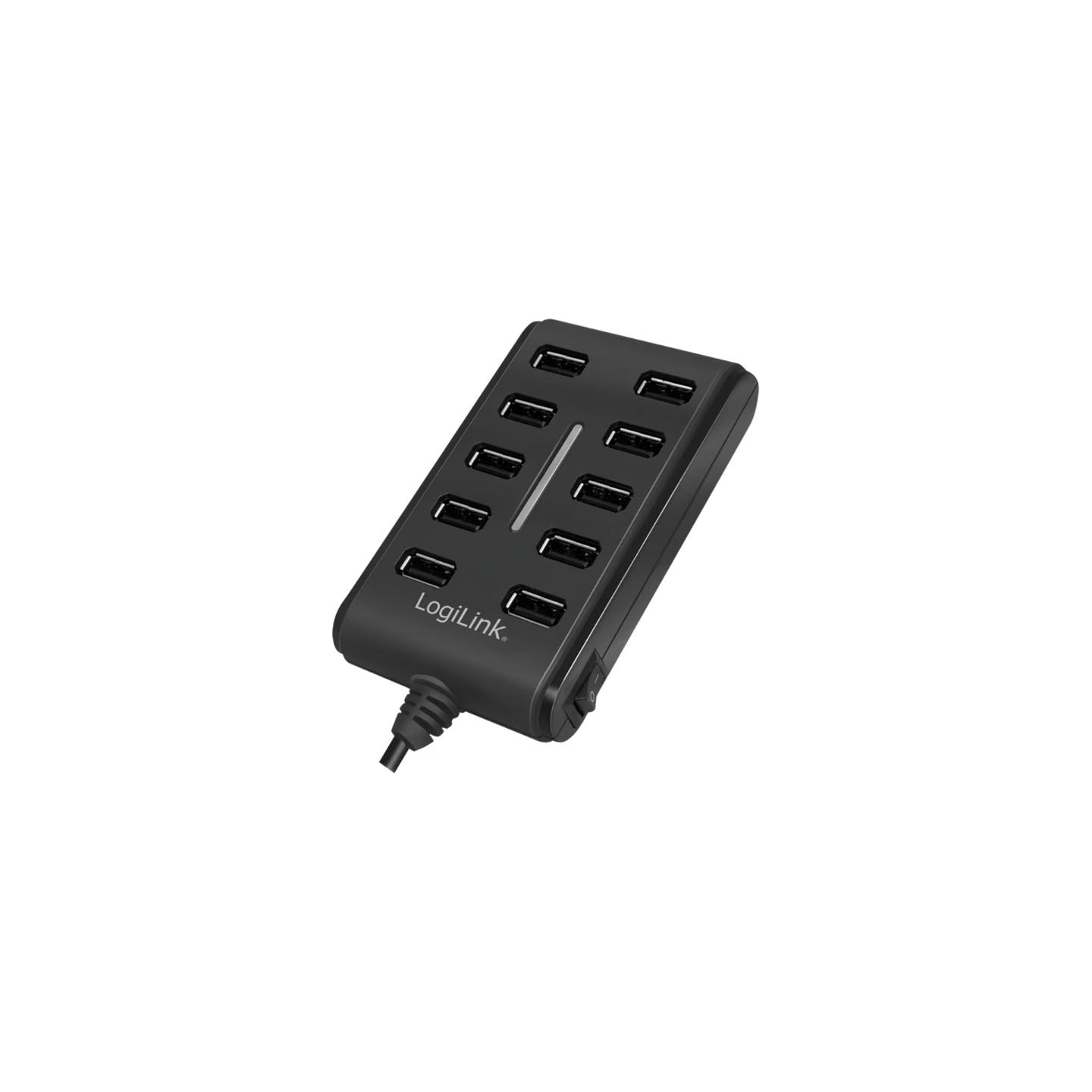 Logilink | USB Hub 10-Port USB2.0 with power adapter 3.5A | UA0125