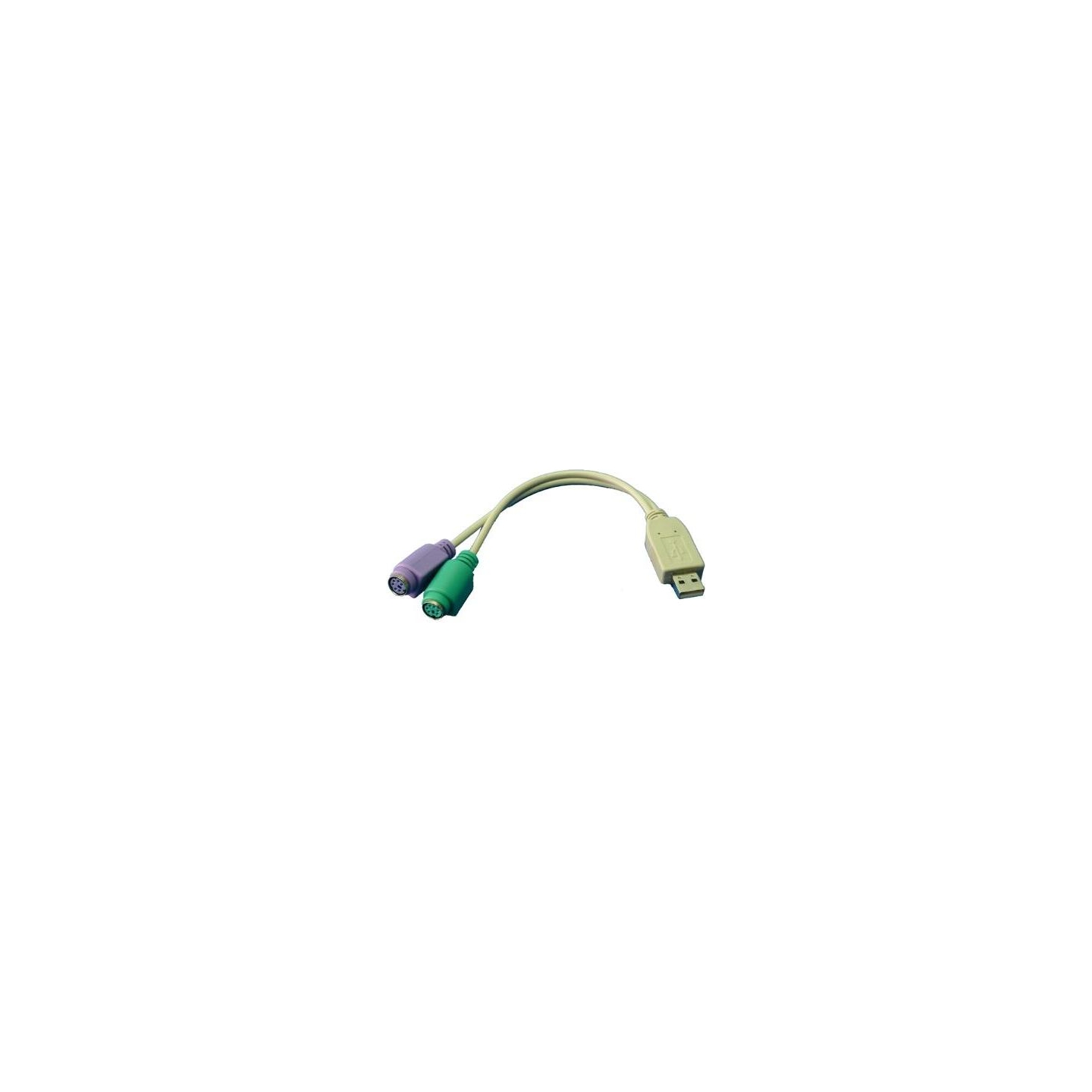 Logilink | Adapter USB to PS/2 x2 :. | Grey | USB M | 2x Mini DIN 6-pin FM | 0.2 m