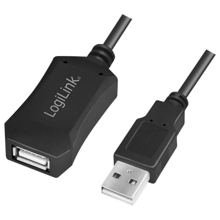 Logilink | USB 2.0 repeater 5m | USB-A to USB-A USB A male | USB A female
