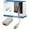 Logilink | Adapter Mini DisplayPort to HDMI with Audio: | Grey | Mini DisplayPort | HDMI A | 0.1 m