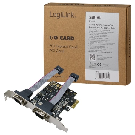Logilink | 2 x serial (COM) | PCIe