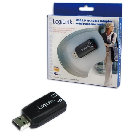 Logilink | USB Audio adapter, 5.1 sound effect